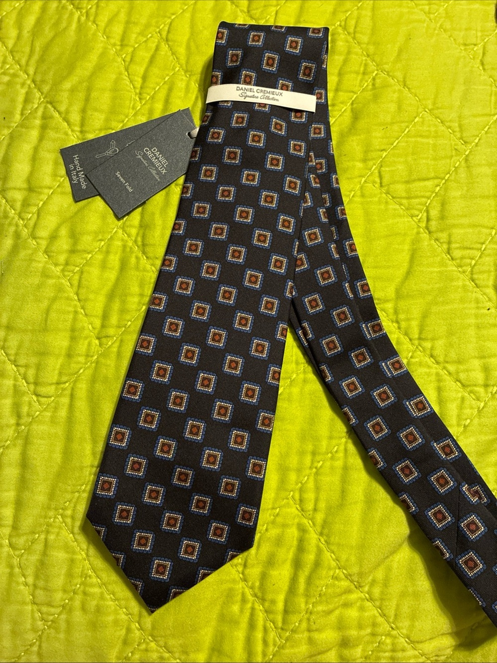 Daniel Cremieux made in Italy limited edition mens tie